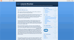 Desktop Screenshot of limerickriverfest.blogspot.com