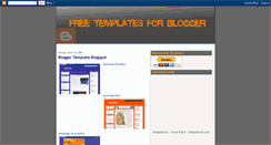 Desktop Screenshot of free-templates4blogger.blogspot.com