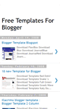 Mobile Screenshot of free-templates4blogger.blogspot.com