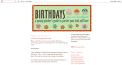 Desktop Screenshot of birthdaysonabudget.blogspot.com