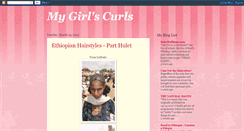 Desktop Screenshot of mygirlscurls.blogspot.com