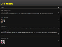 Tablet Screenshot of goalminers.blogspot.com