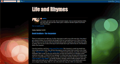Desktop Screenshot of lifeandrhymecm.blogspot.com