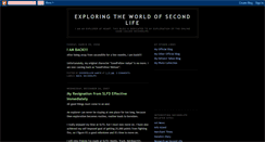 Desktop Screenshot of explore-secondlife.blogspot.com
