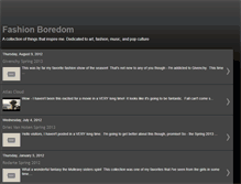 Tablet Screenshot of fashionboredom.blogspot.com