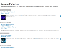 Tablet Screenshot of cuentosflotantes.blogspot.com