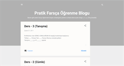 Desktop Screenshot of farscaogreniyorum.blogspot.com