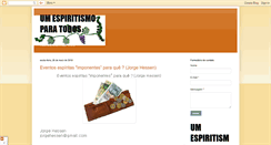 Desktop Screenshot of espiritismosemelitismo.blogspot.com