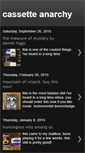 Mobile Screenshot of cassetteanarchy.blogspot.com