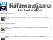 Tablet Screenshot of klimbingkiliforkids.blogspot.com