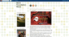 Desktop Screenshot of bcccfoundationnews.blogspot.com