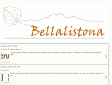 Tablet Screenshot of bellalistona.blogspot.com