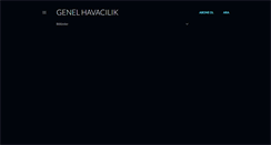 Desktop Screenshot of genelhavacilik.blogspot.com