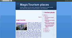 Desktop Screenshot of magictourismplaces.blogspot.com