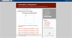 Desktop Screenshot of infoycomp1.blogspot.com