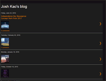 Tablet Screenshot of josh-kao.blogspot.com