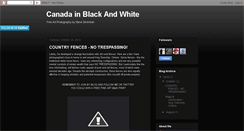 Desktop Screenshot of canadainblackwhite.blogspot.com