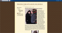 Desktop Screenshot of praying4ourangel.blogspot.com