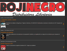 Tablet Screenshot of distribuidorarojinegro.blogspot.com