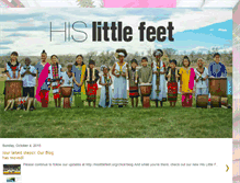 Tablet Screenshot of hislittlefeet.blogspot.com