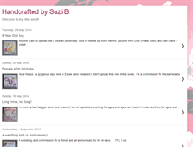 Tablet Screenshot of handcraftedbysuzib.blogspot.com