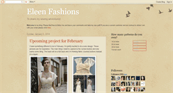 Desktop Screenshot of eleenfashionista.blogspot.com