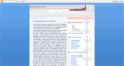 Desktop Screenshot of desabafosdasylvie.blogspot.com