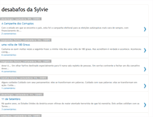 Tablet Screenshot of desabafosdasylvie.blogspot.com