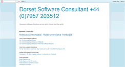 Desktop Screenshot of dorsetsoftware.blogspot.com