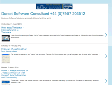 Tablet Screenshot of dorsetsoftware.blogspot.com