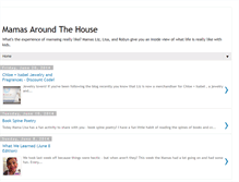 Tablet Screenshot of mamaaroundthehouse.blogspot.com