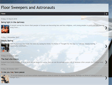 Tablet Screenshot of floorsweepersandastronauts.blogspot.com