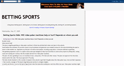 Desktop Screenshot of bettingsportsnow.blogspot.com