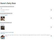 Tablet Screenshot of danersdailydose.blogspot.com