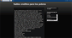 Desktop Screenshot of creditosparalospobres.blogspot.com