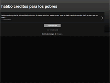 Tablet Screenshot of creditosparalospobres.blogspot.com