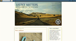 Desktop Screenshot of justicemattersn12.blogspot.com