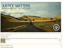 Tablet Screenshot of justicemattersn12.blogspot.com