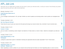 Tablet Screenshot of apljobsearch.blogspot.com