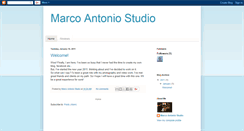 Desktop Screenshot of marcoantoniostudio.blogspot.com