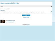 Tablet Screenshot of marcoantoniostudio.blogspot.com