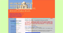 Desktop Screenshot of museumraja.blogspot.com