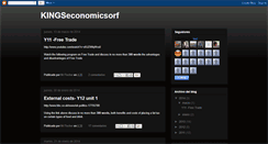 Desktop Screenshot of kingseconomicsorf.blogspot.com