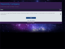 Tablet Screenshot of heavenlycompany.blogspot.com