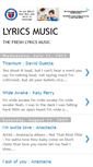 Mobile Screenshot of lyrics-music-library.blogspot.com