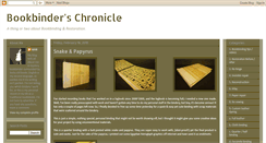 Desktop Screenshot of bookbinderschronicle.blogspot.com