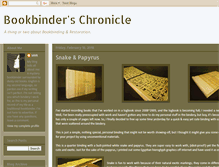 Tablet Screenshot of bookbinderschronicle.blogspot.com