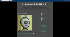 Desktop Screenshot of laccoutrement.blogspot.com