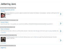 Tablet Screenshot of jabberingjaws.blogspot.com