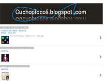 Tablet Screenshot of cuchopiccoli.blogspot.com